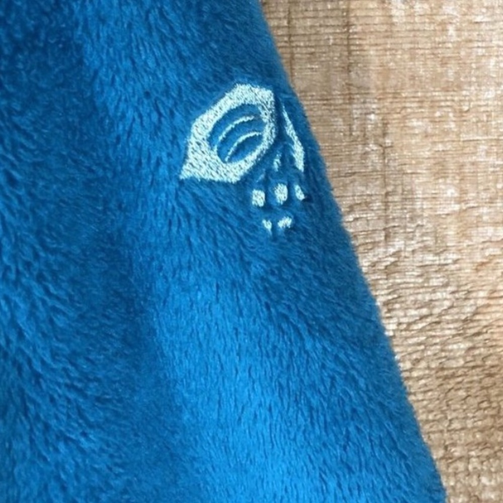 Mountain Hardwear Full Zip Fleece Jacket (With Pockets) Teal Color Womens Size M - Picture 5 of 12